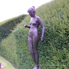сад домашнего декора металл ремесло в натуральную величину обнаженная женщина статуи сада